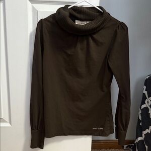 DKNY Dark Brown Cowl Neck Sweater